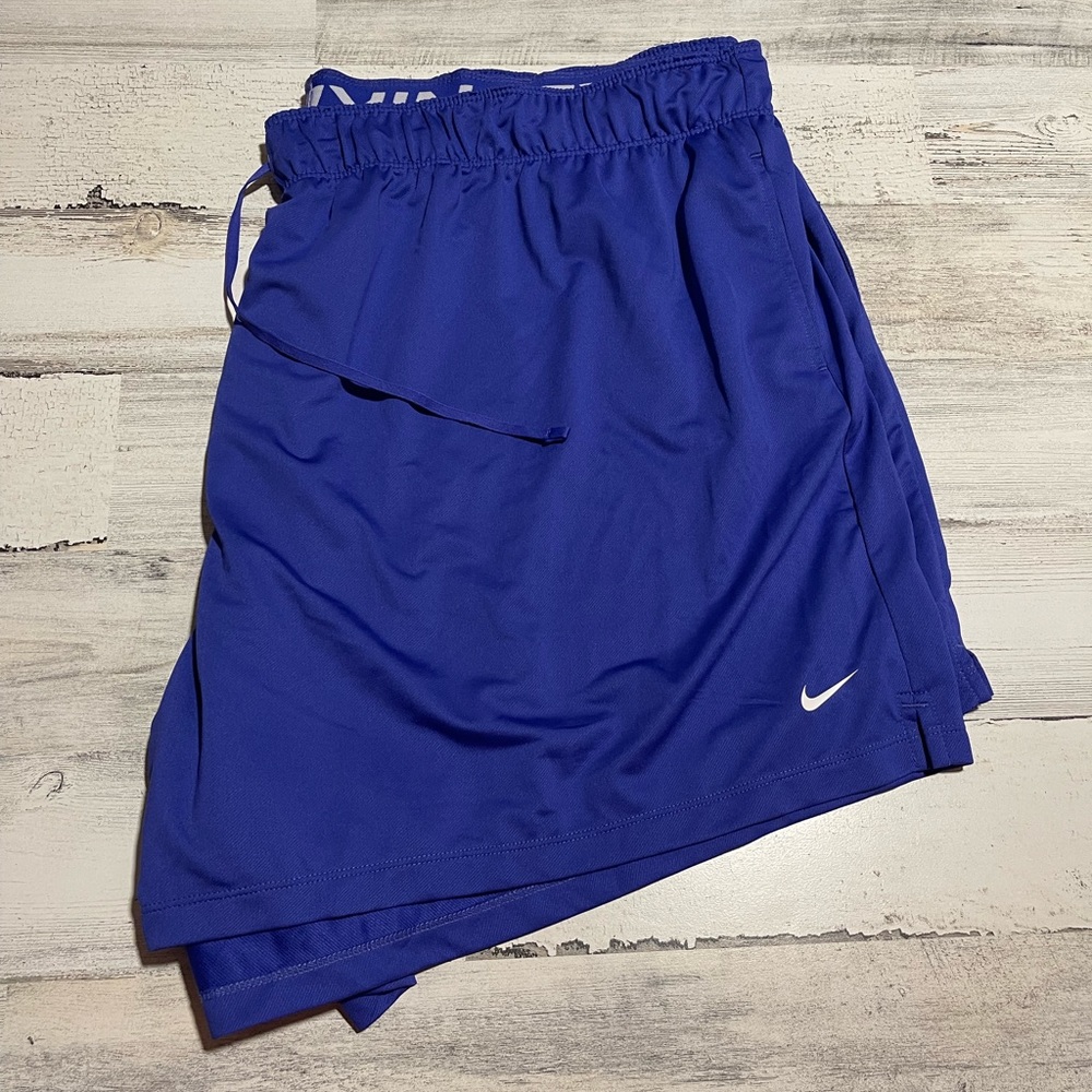 WOMENS ADIDAS PLUS SIZE BLUE SHORTS WHITE LOGO 2X AND 3X ATHLETIC GENERAL WEAR